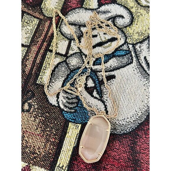 Kendra Scott Pink Stone Necklace - Picture 4 of 5